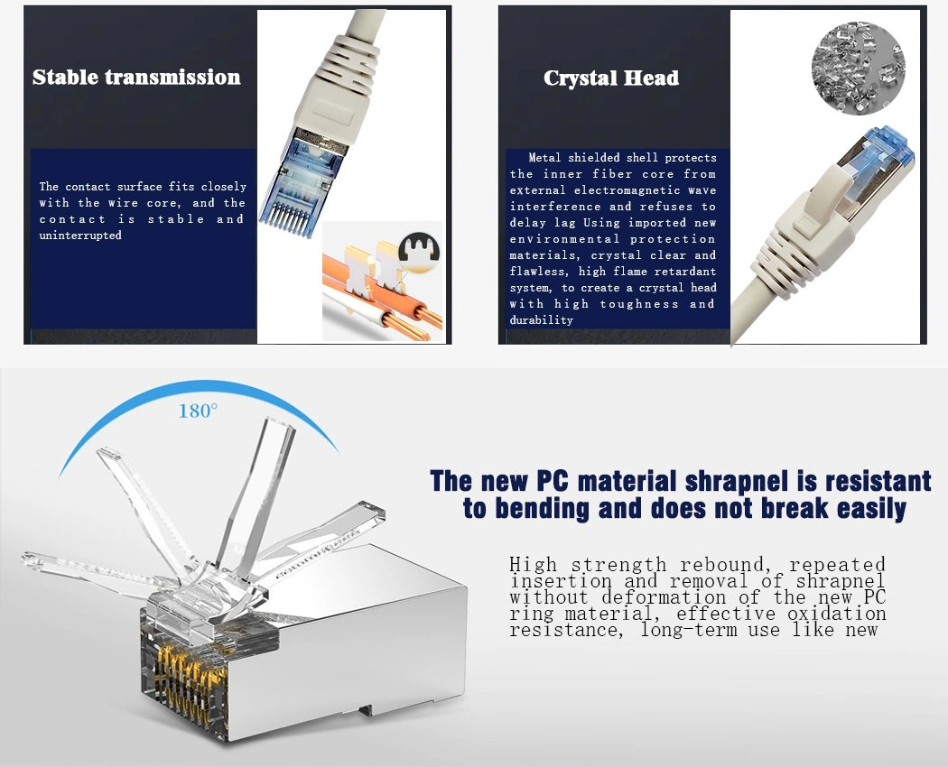 Cat. 6 Shielded RJ45 Patch Cord Network Cable U/UTP CAT6 LSZH Patch Cord