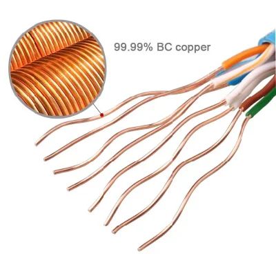 Condutor de cobre sólido Cat5e UTP FTP STP SFTP Cabo Ethernet de rede de fábrica para transferência ideal de dados