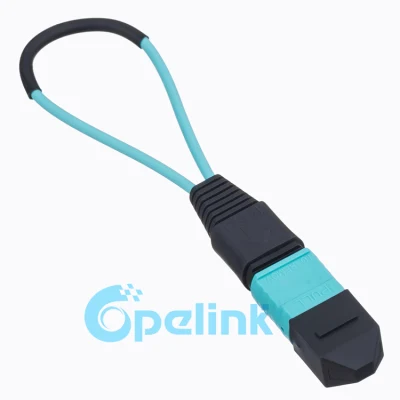 Loopback de fibra óptica MTP/MPO Om3, teste de rede e sistema MTP/MPO