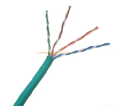 Alta qualidade e alta velocidade 0,511 mm sólido LSZH PVC interno UTP cabo de rede Cat5e RoHS